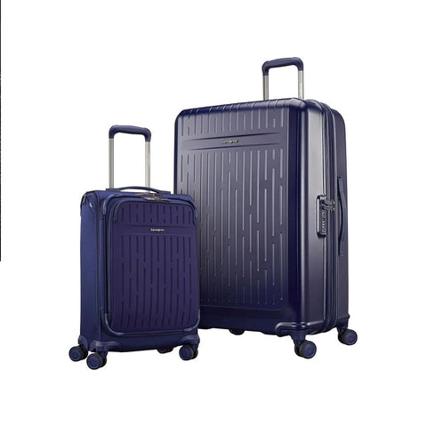 Samsonite Strive LTE Hardside Luggage 2 Piece Lightweight Spinner With TSA Lock - Irish Blue