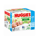 Huggies Natural Care Sensitive Baby Wipes, Fragrance Free, Gentle Clean for Sensitive Skin, Plant-Based Wipes, Alcohol & Paraben Free, 1080 Count, 15 Packs of 72