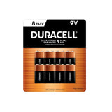 Duracell Coppertop All-Purpose Alkaline 9V Type Batteries, Reliable Everyday Power, Long-Lasting Household Power - 8 Count