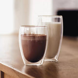 Bodum Pavina Double Wall Thermo Glass Set – 8 Pieces (4 x 350ml & 4 x 250ml) – Insulated Borosilicate Coffee & Tea Cups - Shoppers-kart.com