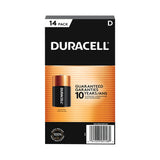 Duracell Coppertop All-Purpose Alkaline D Type Batteries, Reliable Everyday Power, Long-Lasting Household Power - 14 Count
