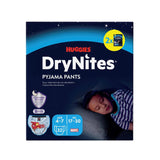 Huggies DryNites Pyjamas Pants For Boys 17-30kg Bed Nappy 4-7 Year 32 Pants Pack - Marvel Theme