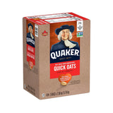Quaker Quick Oats, 100% Whole Grain Canadian Oats, Cooks In 1.5 Minutes - 2.58Kg Pack Of 2 - Total 5.16Kg