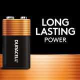 Duracell Coppertop All-Purpose Alkaline 9V Type Batteries, Reliable Everyday Power, Long-Lasting Household Power - 8 Count