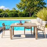 S.CAB Design Ercole Dining Table, Beige, 170 x 100 x 75 cm, Modern Rectangular Table for Dining Room, Kitchen & Living Spaces, Stylish Contemporary Design