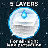 Huggies DryNites Pyjamas Pants For Girls 17-30kg Bed Nappy 4-7 Year 32 Pants Pack - Disney Frozen Theme - Shoppers-kart.com