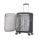 Samsonite RHAPSODY SUPERLIGHT Softside Carry-On Luggage – Ultra-Lightweight, Cabin Size - Navy Marine Color (39cm x 23cm x 55cm)