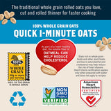 Quaker Quick Oats, 100% Whole Grain Canadian Oats, Cooks In 1.5 Minutes - 2.58Kg Pack Of 2 - Total 5.16Kg