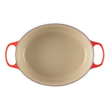 Le Creuset Signature Enameled Cast Iron Oval Dutch Oven – 8-Quart, Chip-Resistant Porcelain Enamel, Superior Heat Retention, Oven Safe, Made In France - Cerise