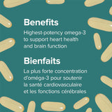 Webber naturals Plant-Based Omega-3 EPA/DHA, Algae Oil 100mg, 560mg Omega-3 - 120 Vegetarian Soft Gels (Brain & Heart Health)