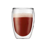 Bodum Pavina Double Wall Thermo Glass Set – 8 Pieces (4 x 350ml & 4 x 250ml) – Insulated Borosilicate Coffee & Tea Cups - Shoppers-kart.com