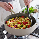 GreenPan 11-Piece Jewel Pro Collection Ceramic Nonstick Cookware Set – PFAS-Free- Color Taupe