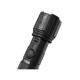 Duracell Durabeam Ultra Hybrid LED Flashlights,1500 Lumens, Rechargeable 3.7V/1800mAh battery or Duracell AAA - Pack Of 4, Built-In USB C Port