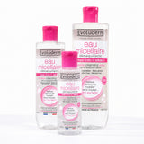 Evoluderm Micellar Water, Makeup Remover & Facial Cleanser, Face, Eyes & Lips, For Dry & Sensitive Skin, 93% Natural Origin, Vegan, Alcohol-Free, Cotton Extract