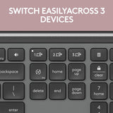 Logitech MK950 Signature Slim Wireless Keyboard and Mouse Combo – Multi-Device Bluetooth & Logi Bolt, Quiet Typing, Full-Size Keyboard, Windows & Mac Compatible