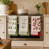 Caro Home 8-Piece Kitchen Towels Set, 100% Cotton Dish Towels & Tea Towels
