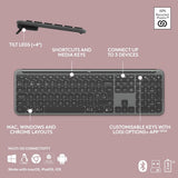 Logitech MK950 Signature Slim Wireless Keyboard and Mouse Combo – Multi-Device Bluetooth & Logi Bolt, Quiet Typing, Full-Size Keyboard, Windows & Mac Compatible