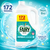 Fairy Non Bio Laundry Liquid, 172 Wash, 4.988L XXXL