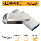 SanDisk Ultra 512GB Dual Drive Luxe Type-C upto 400MB/s USB 3.2 Gen 1-SDDDC4-512G-G46