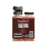 Kirkland Signature Pink Salt Grinder With Refill - Net Weight 2-368.5g (Total Weight 737g), This Salt Does Not Supply Iodide, A Necessary Nutrient, Adjustable Ceramic Grinder