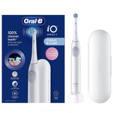 Oral B iO Series 2 Electric Toothbrush White - Clean & Clear, 100% Cleaner Teeth & Proven Gum Protection, Automatic GUM Pressure Sensor, 3 Quiet Cleaning Modes, Long-Lasting Battery, Travel Case - Shoppers-kart.com