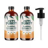 Pets Purest Scottish Salmon Oil For Dogs, Cats, Horse, Ferret & Pet (300 ML)