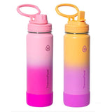 ThermoFlask Double-Wall Vacuum Insulated Stainless Steel Water Bottles, 710 mL- Set  2