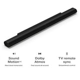 Sonos Arc Ultra Soundbar with Dolby Atmos and Voice Control - 9.1.4 Surround Sound for TV and Music - Black
