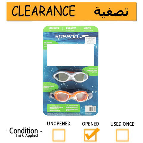 Speedo Junior Swim Goggles Multi-Color & Shape- CLEARANCE