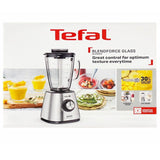 Tefal BL439D Blendforce 2 Blender | 800 W | Powerful Mixing | 5 Speeds | Pulse Function | 6 Powelix Knives | Stainless Steel Body | 1.75 L Thermal Glass Container | Ice Crusher | Stainless Steel