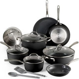 Tramontina Non-Stick Ceramic Cookware Set – 12 Piece Collection With Glass Lids & Utensils - Shoppers-kart.com