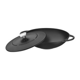 Tramontina Trento 32cm 5L Black Enameled Cast Iron Wok