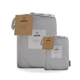 Panda 100% Bamboo Pure Duvet Cover, Size - 260 x 220 cm (Super King) and Pillow Case, Size - 50 x 75 cm, Pack of 1