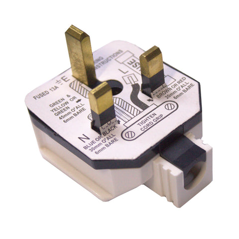 UK Type Plug White