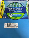 Tampax Pearl Compak Super Tampons Mega Pack 4x24s