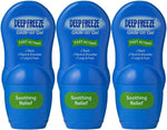 Deep Freeze Muscle Message Plus Gel Glide on Cool Lotion Pain Relief 50g, Pack of 3