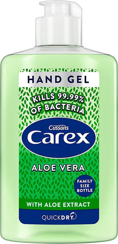 Carex Aloe Vera Anti Bacterial Hand Sanitizer Gel, 300 ml