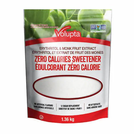 Volupta Erythritol & Monk Fruit Extract Sweetener, 1.36 Kg