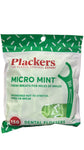 Plackers Micro Mint Dental Flossers Fresh Breath For Miles Of Smiles, Engineered Not To Stretch Shred Or Break