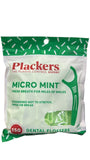 Plackers Micro Mint Dental Flossers Fresh Breath For Miles Of Smiles, Engineered Not To Stretch Shred Or Break