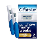 Clearblue Pregnancy Test With Weeks Indicator- Digital Early Detection, Digital Results 5 Days Early, 2 Digital Tests