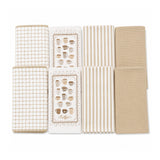 Caro Home 8-Piece Kitchen Towels Set, 100% Cotton Dish Towels & Tea Towels