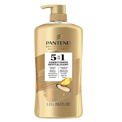 Pantene Advanced Care 5 in 1 Conditioner, Protects Bonds, Repairs Damage, Strengthens, Smooth - 1130ml