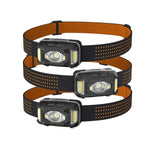 Duracell 650 Lumen Dual Power Headlamp Pack Of 3