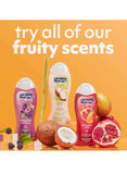 Softsoap Body Wash, Pomegranate & Mango Spritz Body Wash + Coconut Butter Exfoliating Scrub - 4 x 591 ml