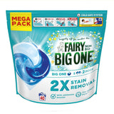 Fairy Non Bio Big One Pods, With Whiteness Booster, 2X Stain Removal, Fast Dissolving