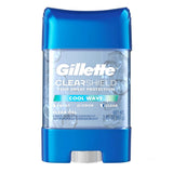 Gillette Antiperspirant Deodorant for Men, Clear + Dri-Tech, Non-Irritant, Cool Wave, 72 Hr. Sweat Protection, 108g - Shoppers-kart.com