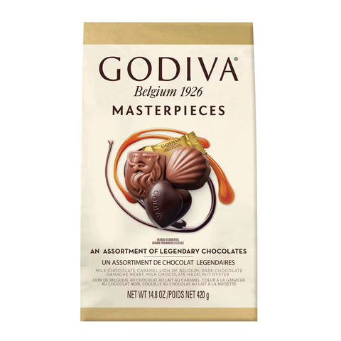Godiva Masterpieces Assortment of Legendary Milk Chocolate 422 g