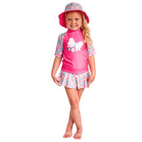 UV SKINZ Girls 3 Piece Swim Set- Pink - Shoppers-kart.com