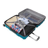 Samsonite Jaws 2-piece Luggage Set Polycarbonate Hard Shell Turquoise Blue